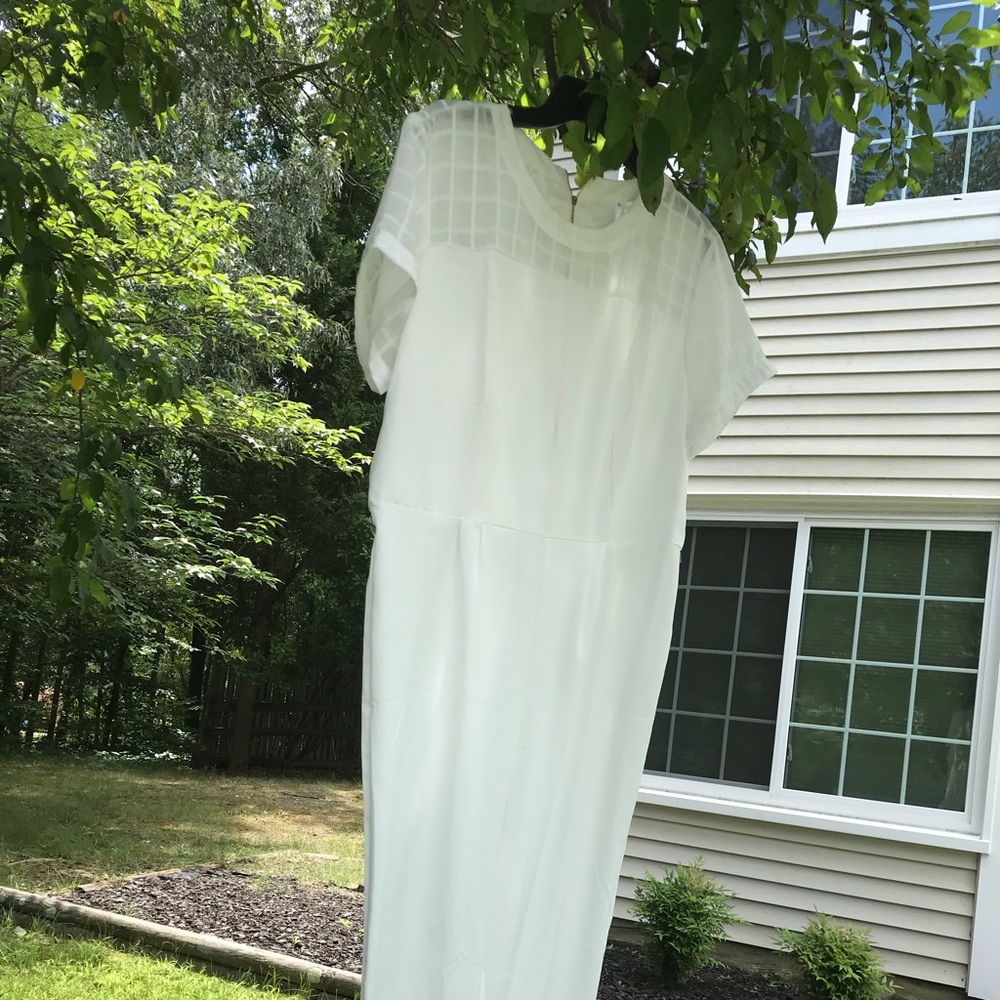 White pantsuit